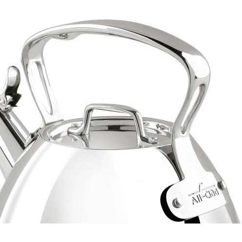 All Clad 2 Quart Stainless Steel Tea Kettle