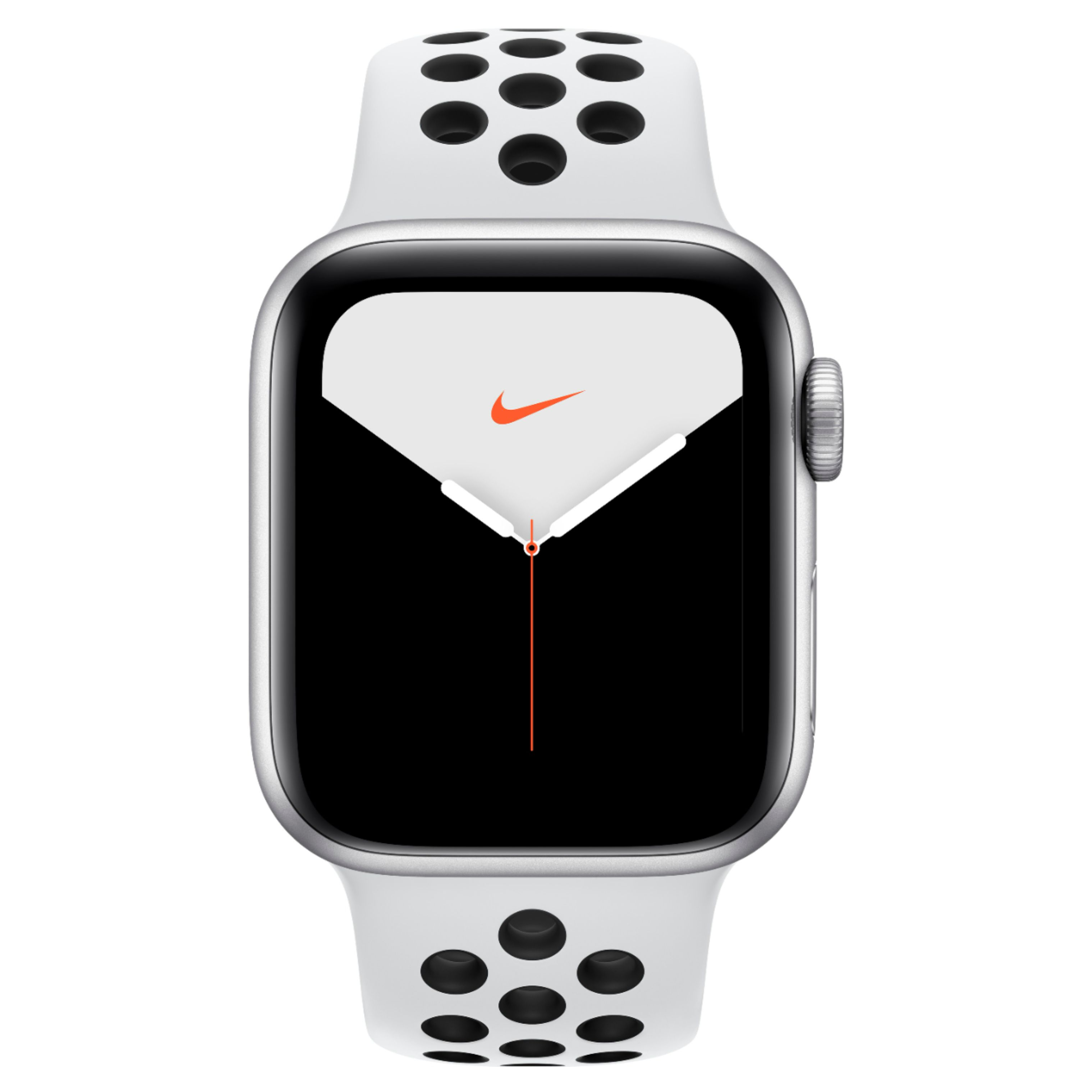 Apple Watch Nike Series 5 Silver Aluminum Case with Pure Platinum 