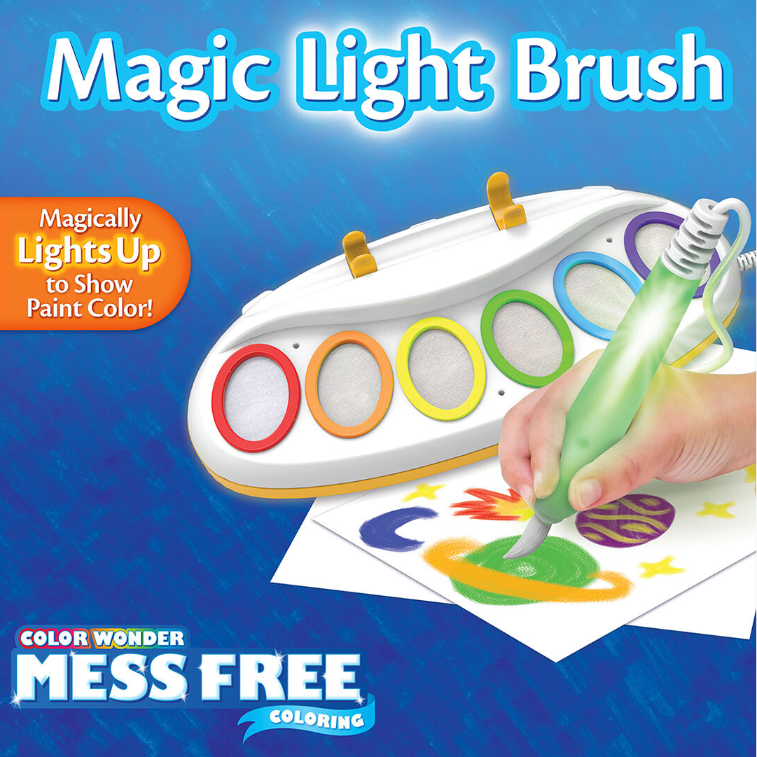 Crayola Color Wonder Mess Free™ Magic Light Brush Coloring Set, 1