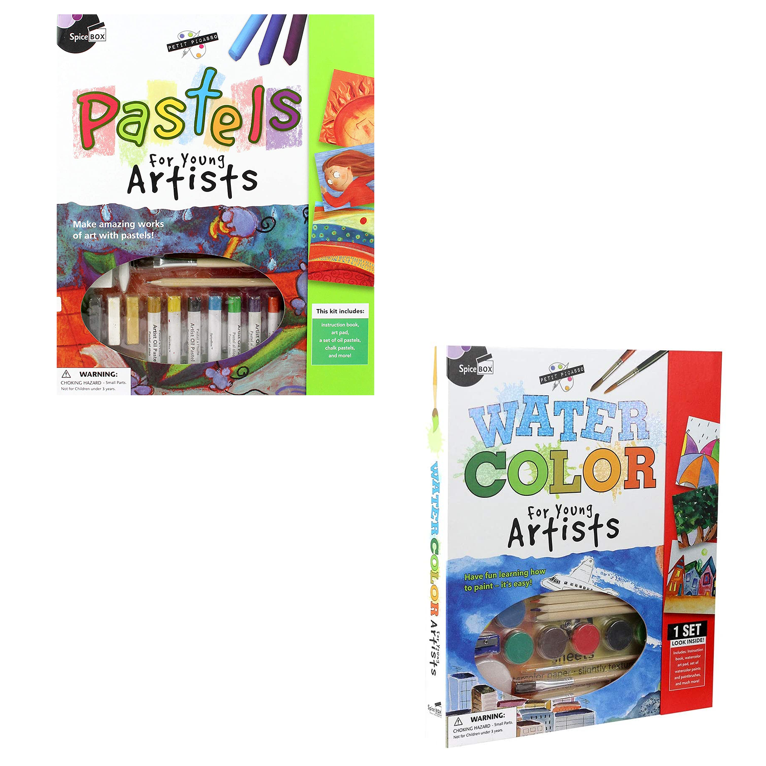 SpiceBox Pastels for Young Artists, Oil and Chalk Pastels