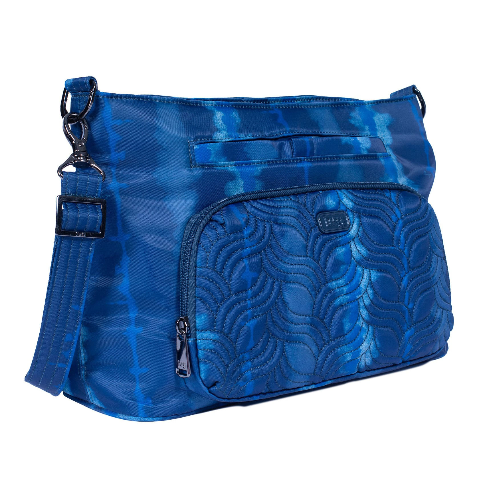 Lug Samba XL Convertible Crossbody Bag Shibori Blue AIR MILES