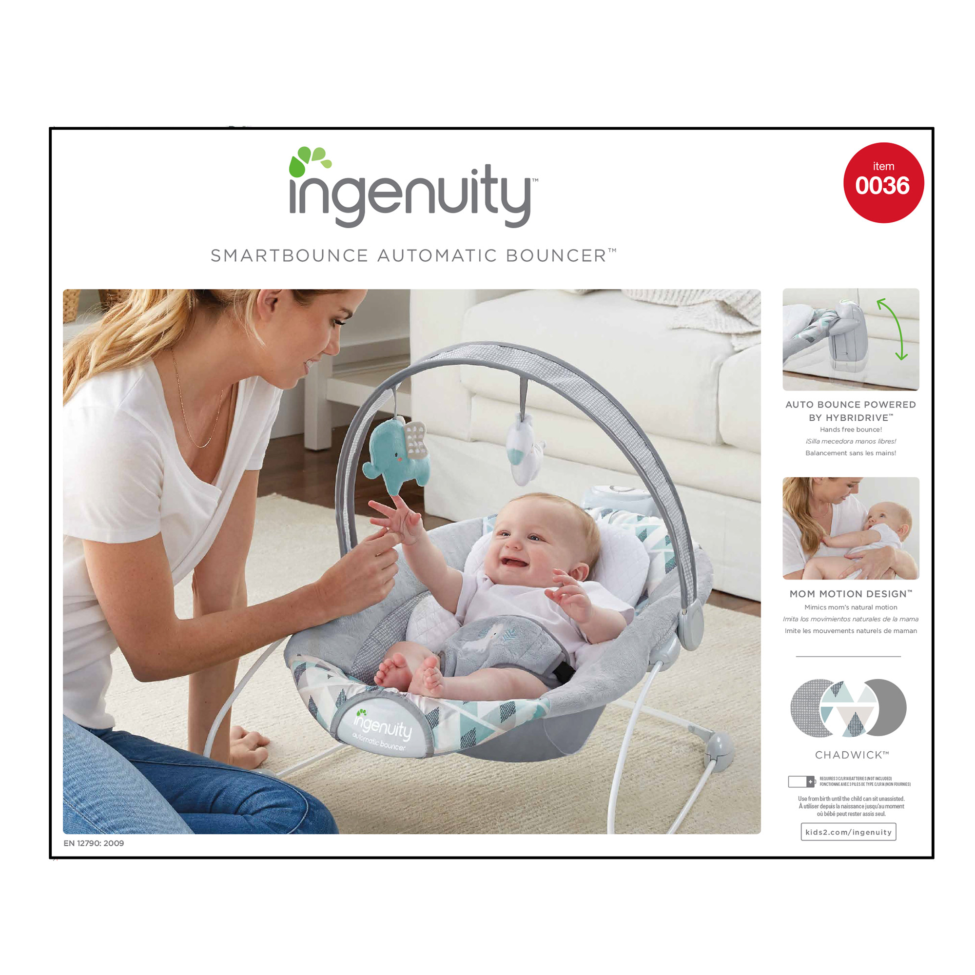 Baby bouncer hotsell automatically bounces