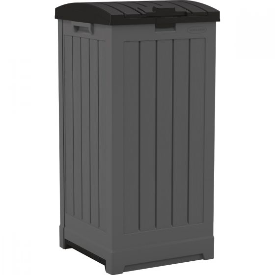 Baltimore Outdoor Trash Can - Black