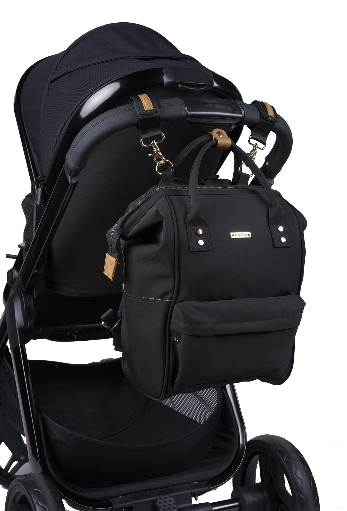 BabaBing Mani Backpack Diaper Bag Black AIR MILES
