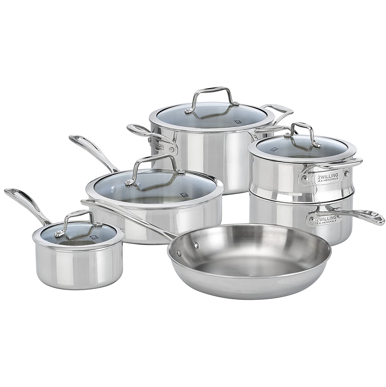 ZWILLING J.A. Henckels VistaClad 5-piece Stainless Steel Cookware Set