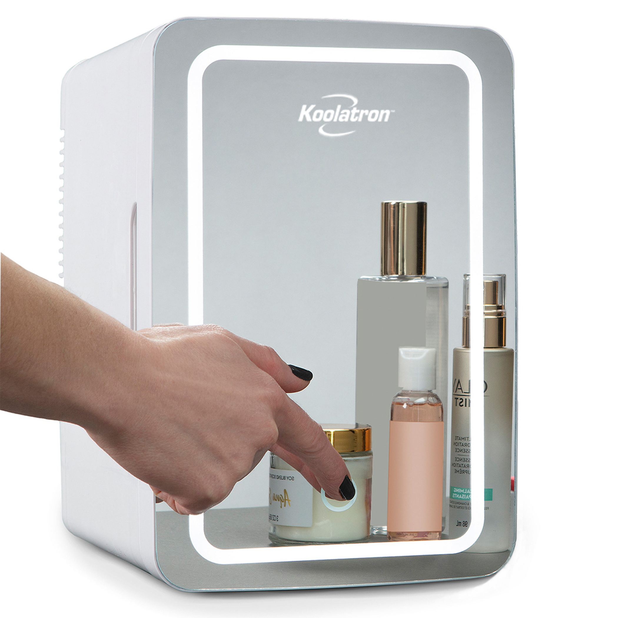 koolatron mini fridge mirror