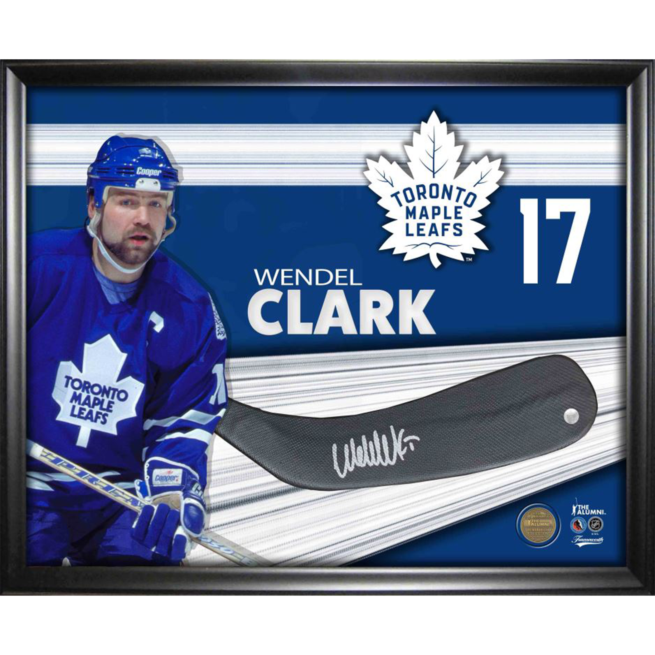 WENDEL CLARK MAPLE LEAFS ARTIST PROOF INTENSITY AUTOGRAPHED LIMITED  112/151