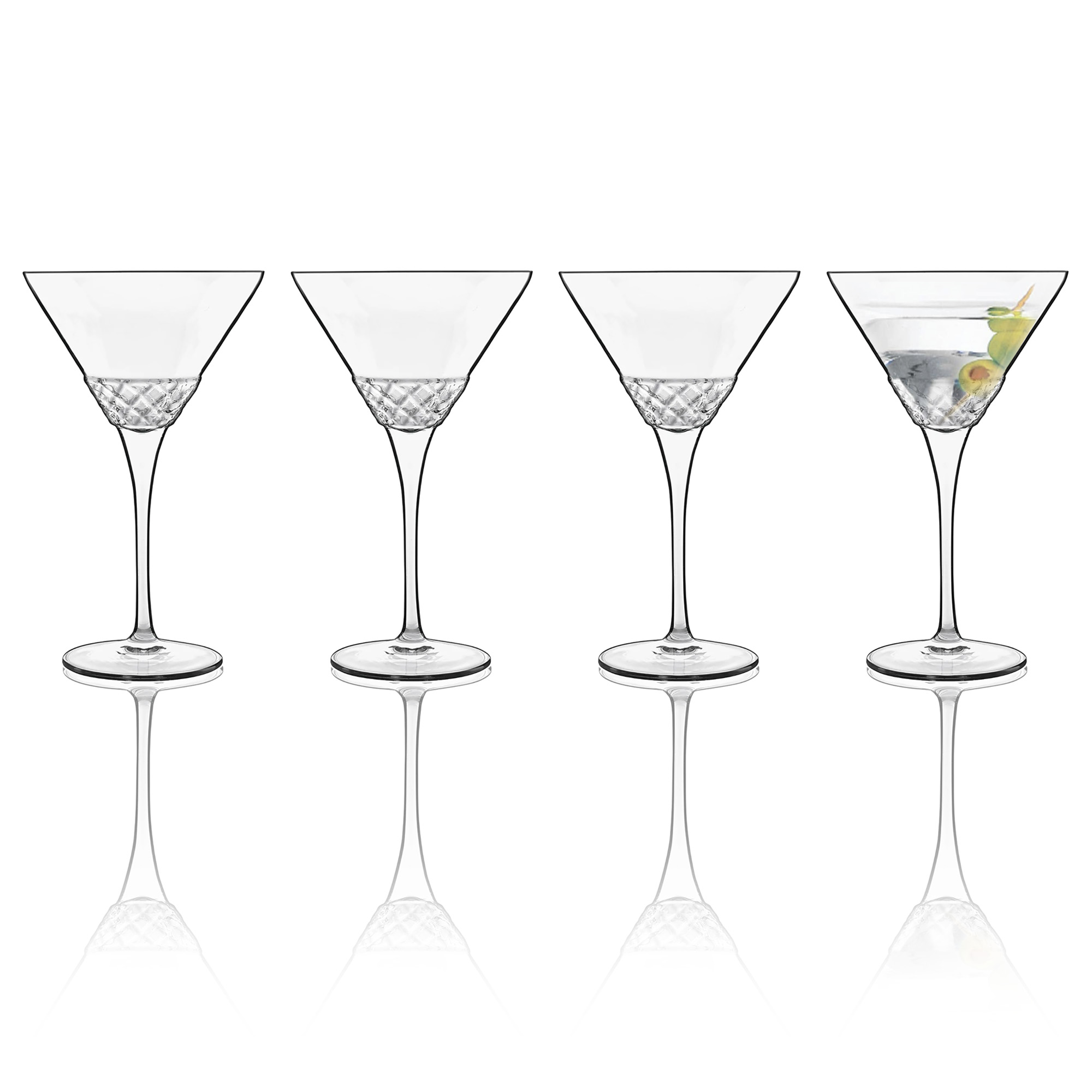 Roma 1960 7.5 oz Martini Glasses (Set Of 4)– Luigi Bormioli Corp.