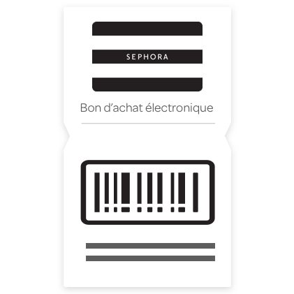 Carte-cadeau électronique Sephora de 20 $