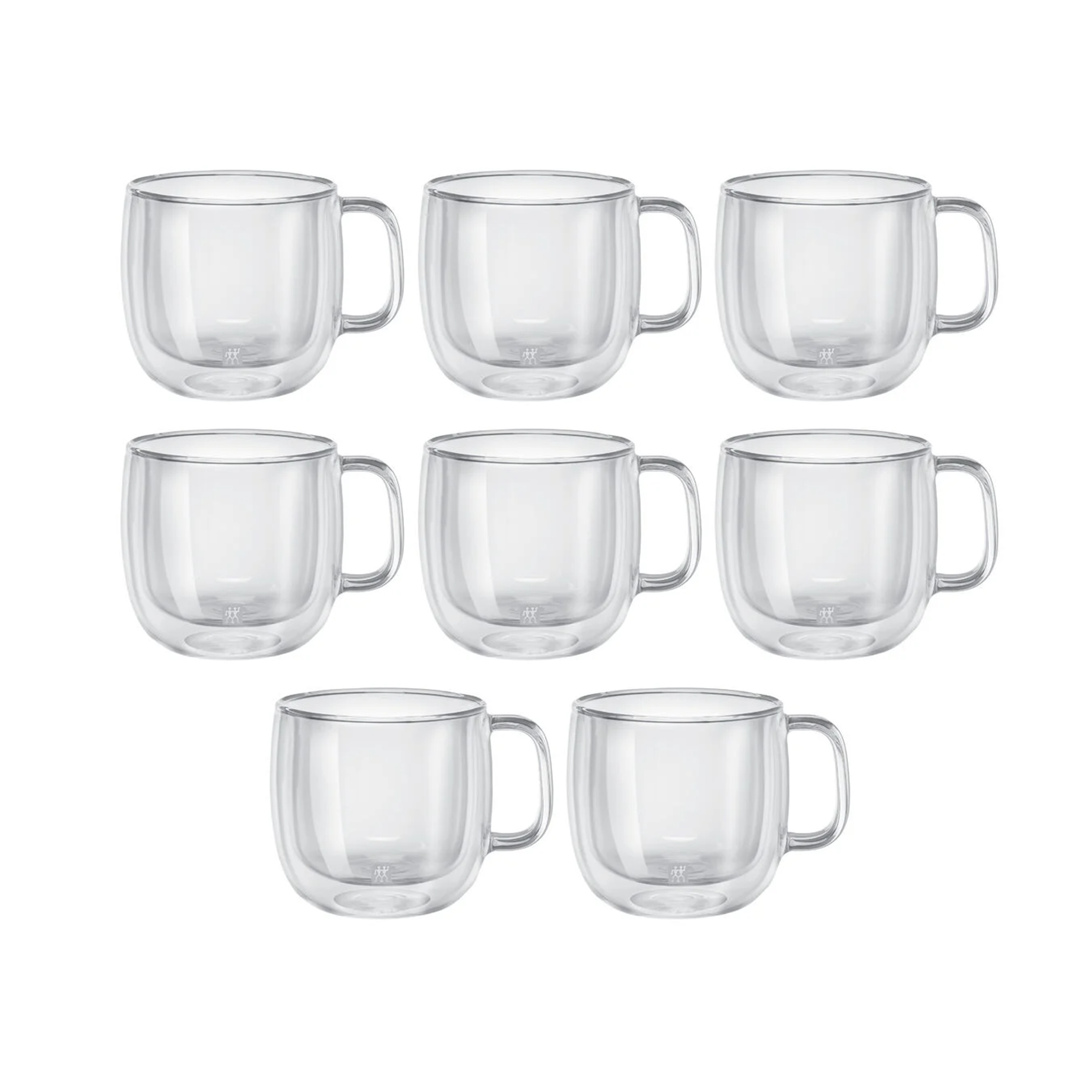 ZWILLING Sorrento Plus 12-oz Coffee Glass Mug Set of 8 