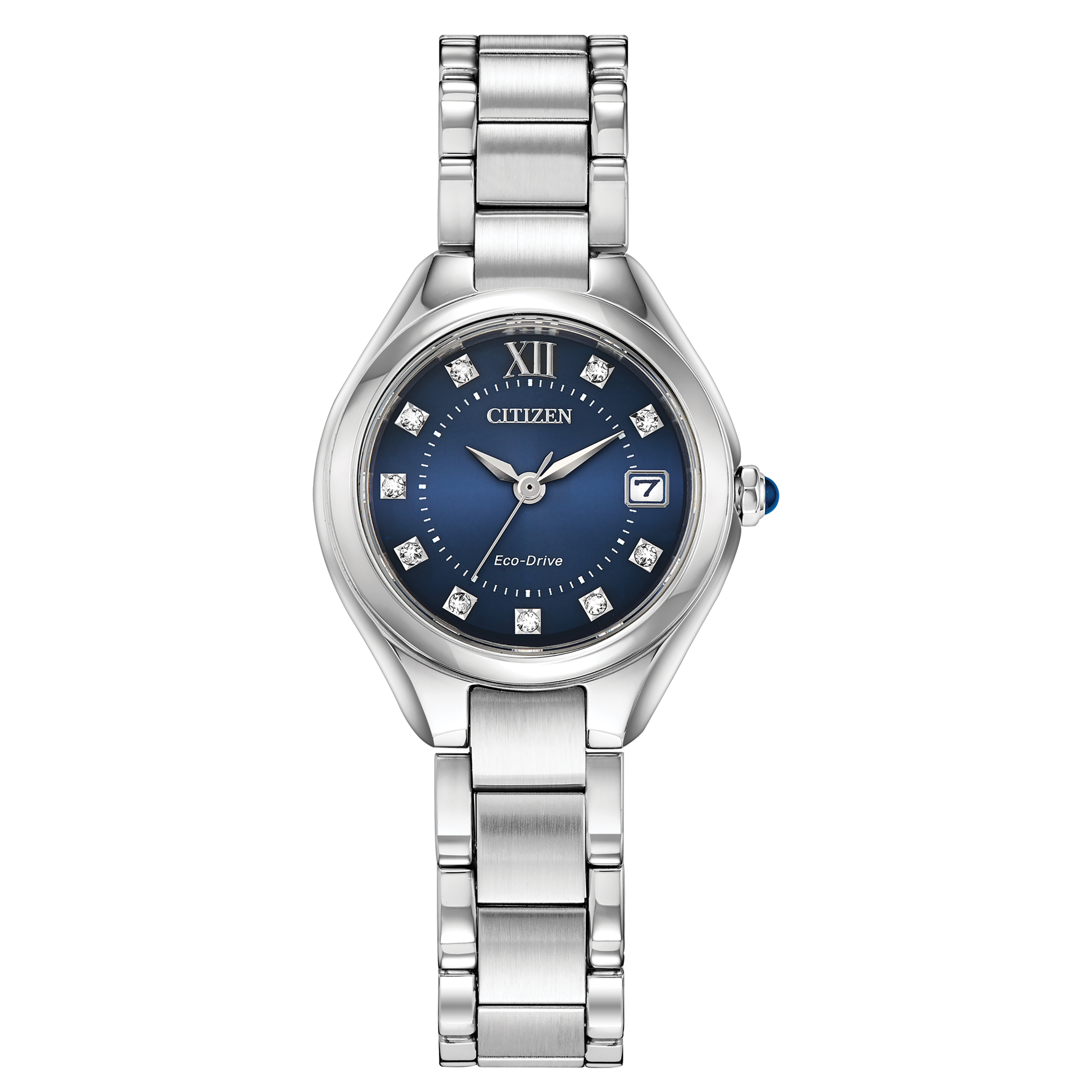 Citizen silhouette crystal ladies watch clearance