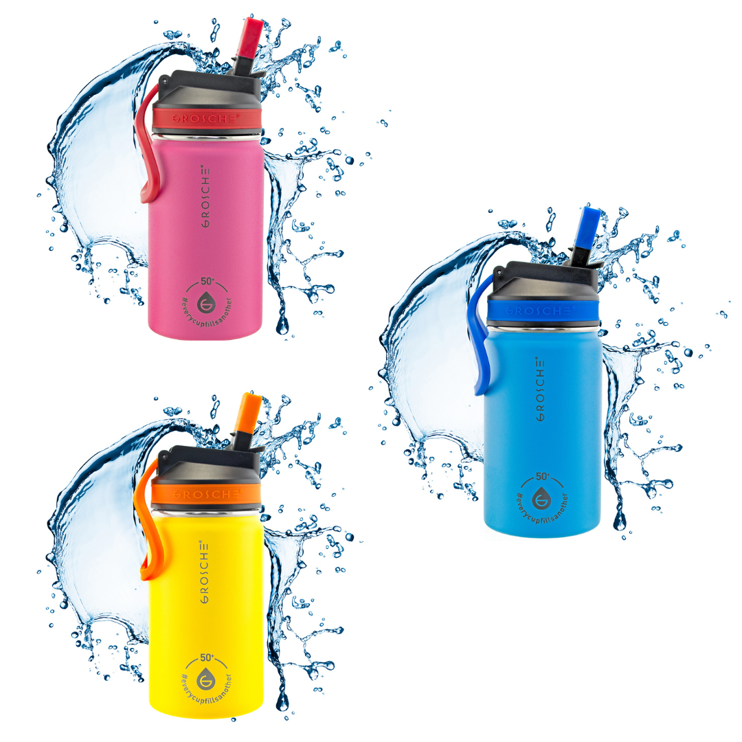 LIL CHILL Insulated Kids Water Bottle 