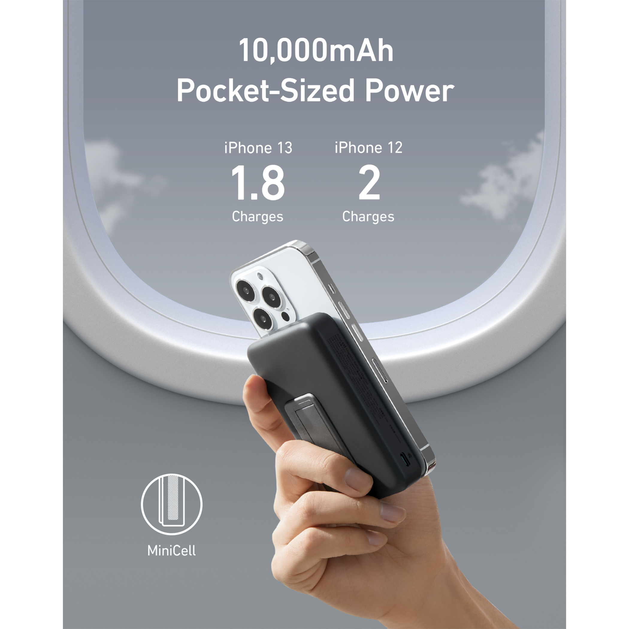 Anker 633 Magnetic Battery, 10,000mAh Foldable Magnetic Wireless 