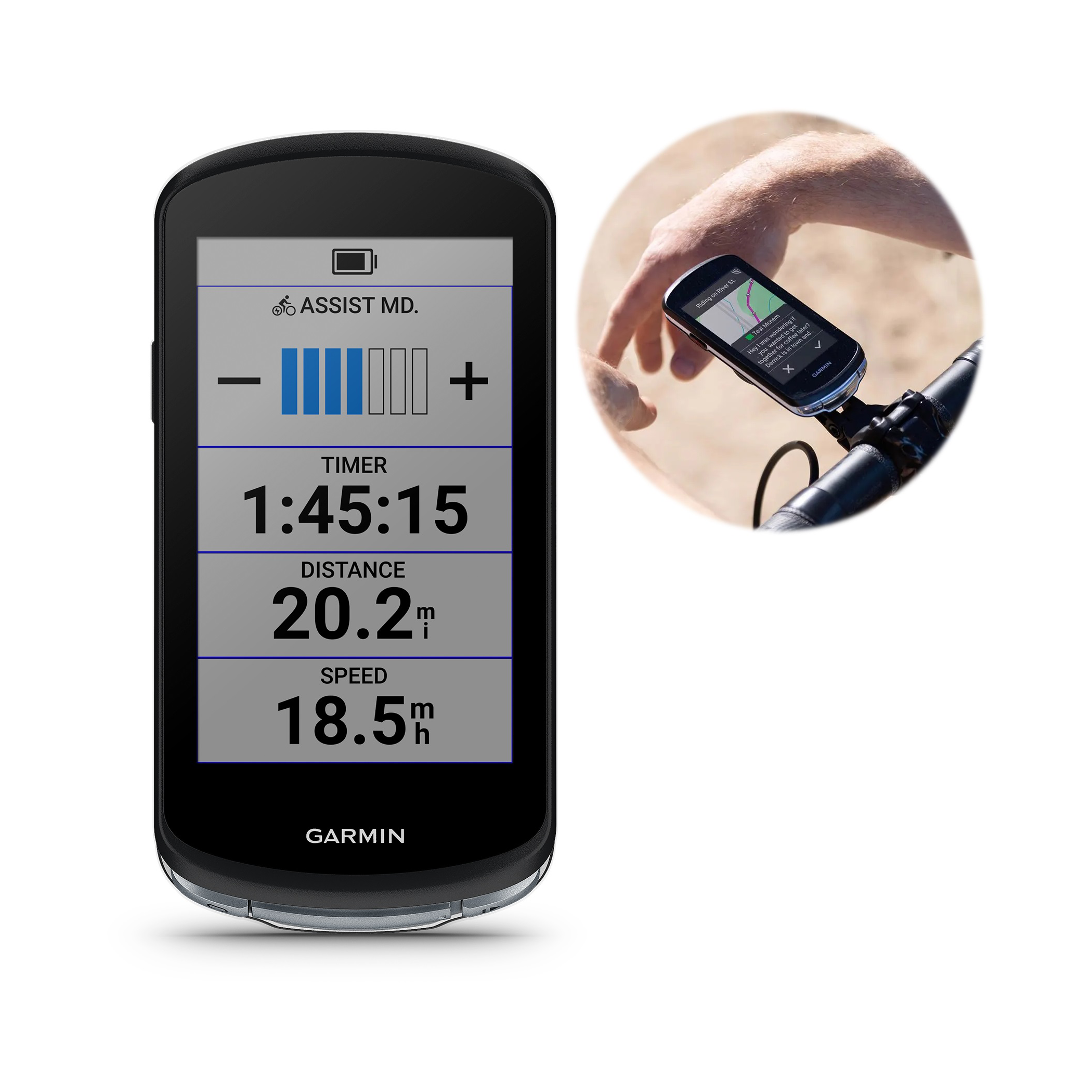 Garmin® Edge® 1040 Bike GPS Bundle Includes Speed and Cadence 
