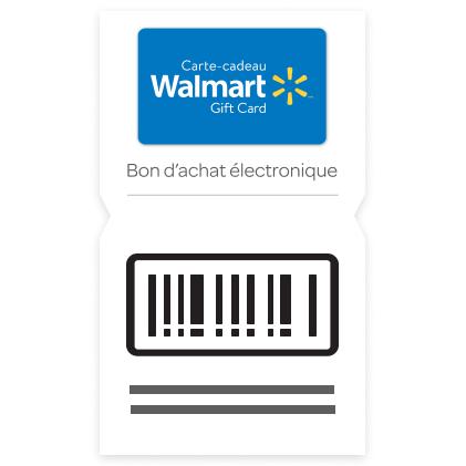 Carte-cadeau électronique Walmart de 10 $