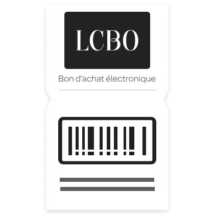 Carte-cadeau électronique LCBO de 10 $
