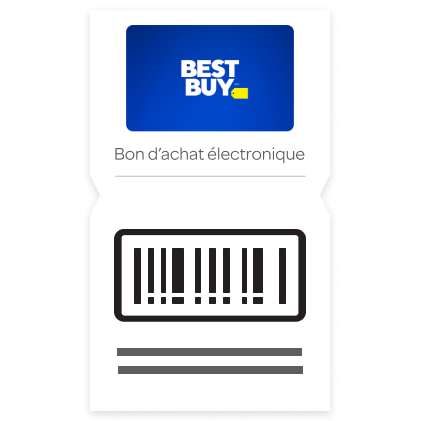 Carte-cadeau électronique Best Buy de 10 $