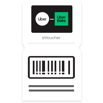 $20 Uber & Uber Eats eGift Card