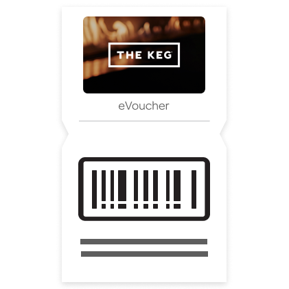 $50 The Keg Steakhouse + Bar eGift Card