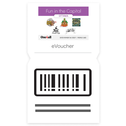 $20 Ottawa Fun in the Capital eGift Card