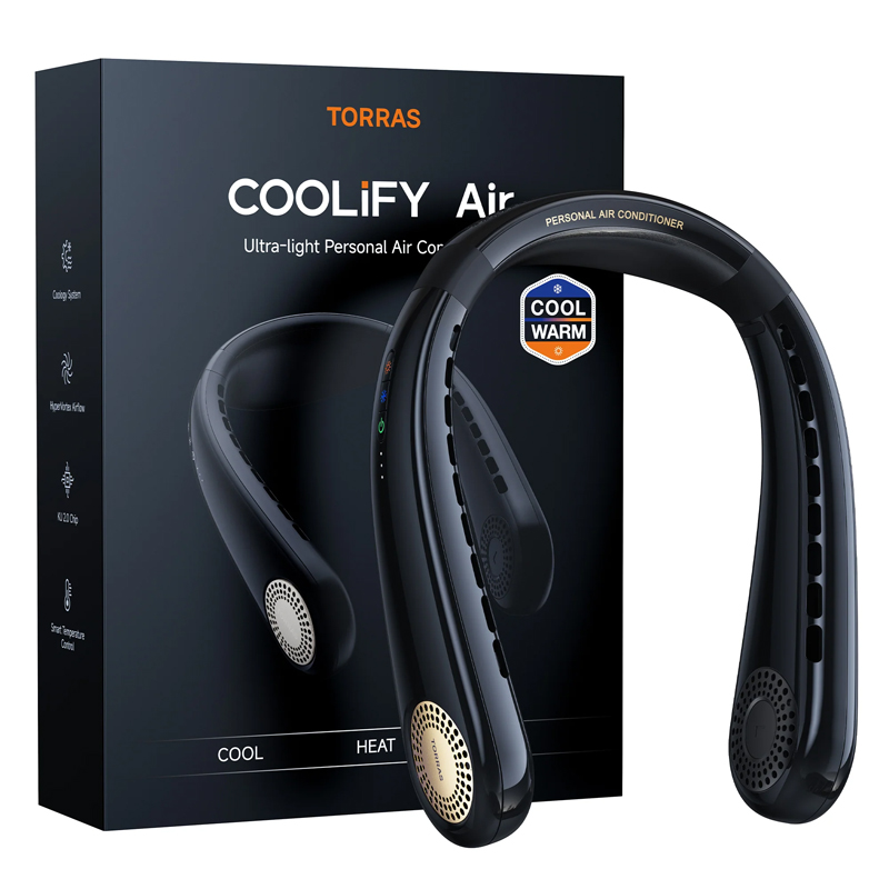 Torras COOLiFY 2S 5000mAh Wearable Neck Air Conditioner - Glossy