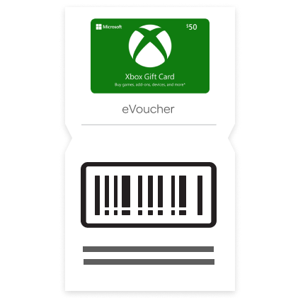$50 Microsoft Xbox eGift Card