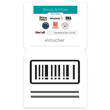 $20 Kelowna Brews & More eGift Card