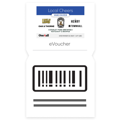 $20 Vancouver Local Cheers eGift Card