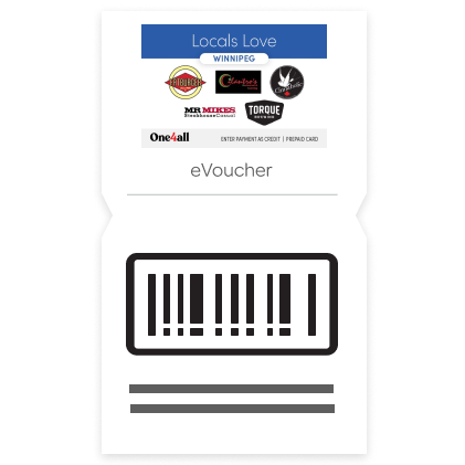 $20 Winnipeg Locals Love eGift Card
