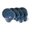 Gordon Ramsay Maze Grill 16-Piece Dinnerware Set - Hammer Blue