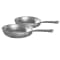 DeBuyer Stainless Steel Nostalgy Frypan Bundle - 9.5" & 11"