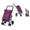 Playmarket Go-Plus Foldable Shopping Trolley - Plum