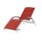 Vivere Dockside Sun Lounger - Cherry Red