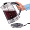 Hamilton Beach® 1.7 Liter Electric Glass Kettle with Tea Steeper #6