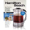 Hamilton Beach® 1.7 Liter Electric Glass Kettle with Tea Steeper #7