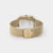 Cluse La Tétragone Minimalist Mesh Women's Watch - Gold/Forest Green #3