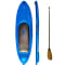 ClearWater Design Inukshuk Paddle Board and Wood Paddle - Sky Blue