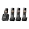 Panasonic KX-TGC384B Digital Cordless Phone with 4 Handsets