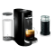 Nespresso by De'Longhi Vertuo Plus Deluxe Coffee and Espresso Machine with Aeroccino  - Black