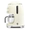 SMEG 50's Retro Style Aesthetic Drip Coffee Machine - Cream #3