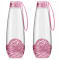 Guzzini On The Go Water Bottle with Infuser H2O - Set of 2 - Mauve/Pink #1