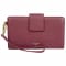 Tahari Sienna Deluxe Clutch Leather Wristlet Wallet - Oxblood #1