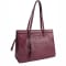 Tahari Sienna Shopper Leather Tote - Oxblood #3