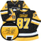 Frameworth Sidney Crosby Signed Pittsburgh Penguins Pro Adidas Black Home Jersey