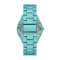 Michael Kors Oversized Slim Runway Aqua-Tone Aluminum Watch #2