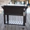Permasteel 80-Quart Imitation Antique Patio Cooler - Black #3