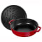 Staub Cast Iron 4-Quart Chistera Drop Braiser - Cherry #2