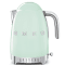 SMEG 50's Retro Style Aesthetic Variable Temperature Kettle - Pastel Green #1