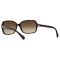 Coach L087 Blair Sunglasses - Acetate Dark Tortoise Frames and Brown Gradient Lens #4