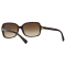 Coach L087 Blair Sunglasses -  Acetate Dark Tortoise Frames and Brown Gradient Lens #4